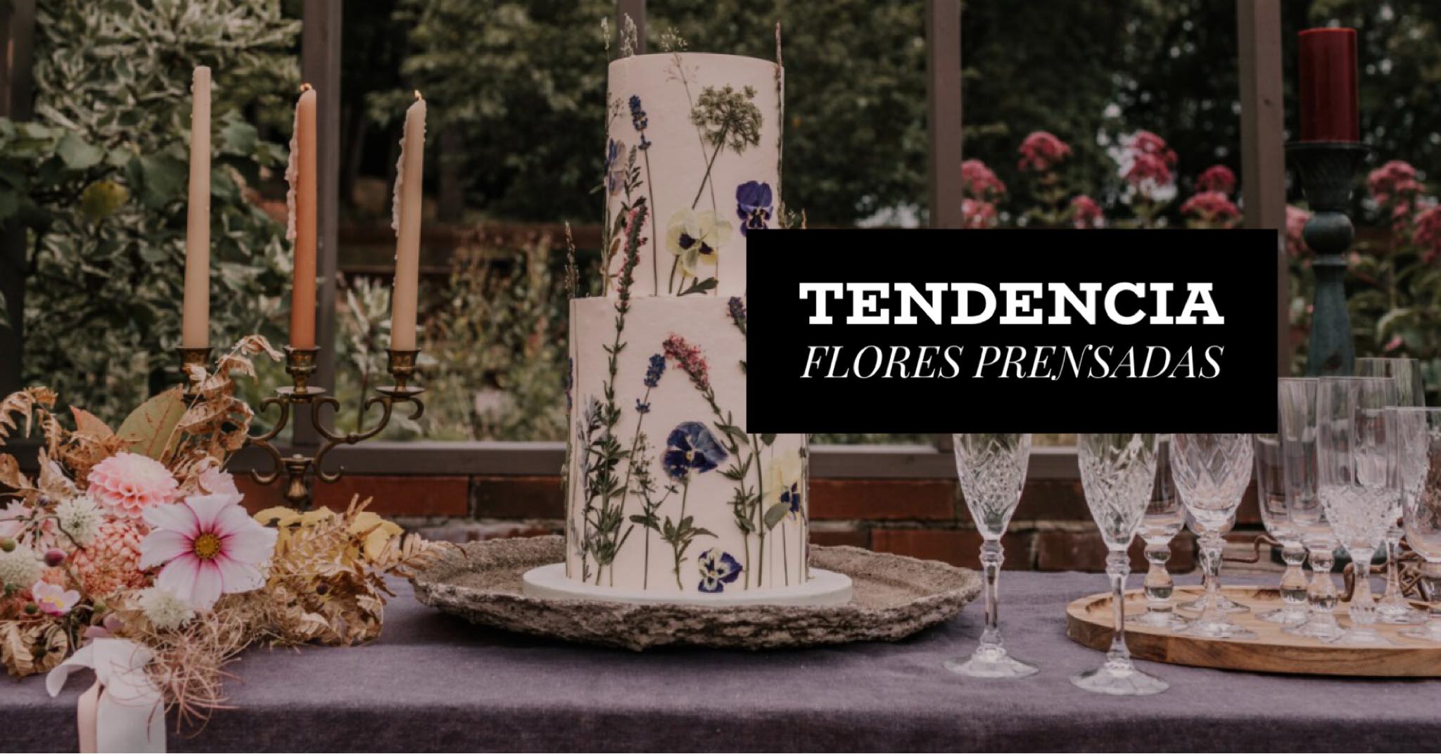 TÉCNICA DE FLORES PRENSADAS